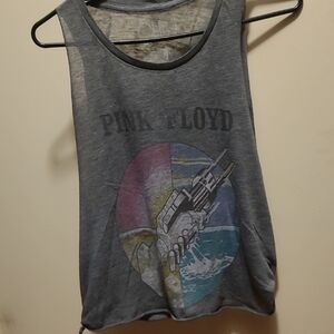 Chaser Pink Floyd Graphic Gray Tank Top